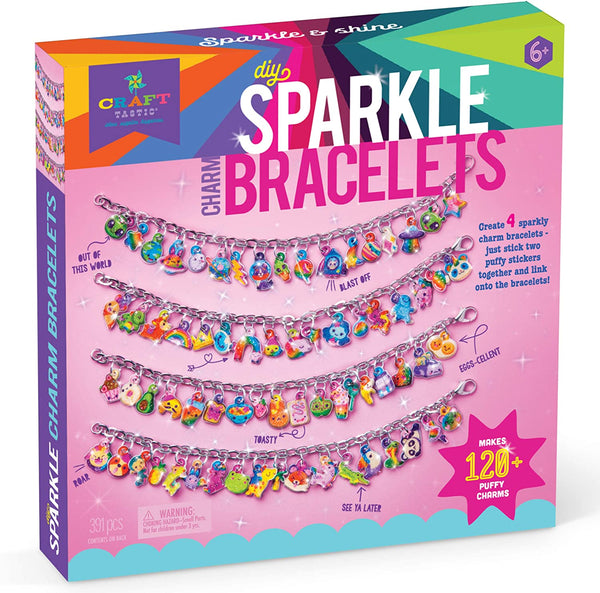 Craft-tastic DIY Sparkle Charm Bracelets Kit