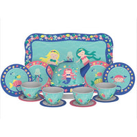 Mermaid Tin Tea Set