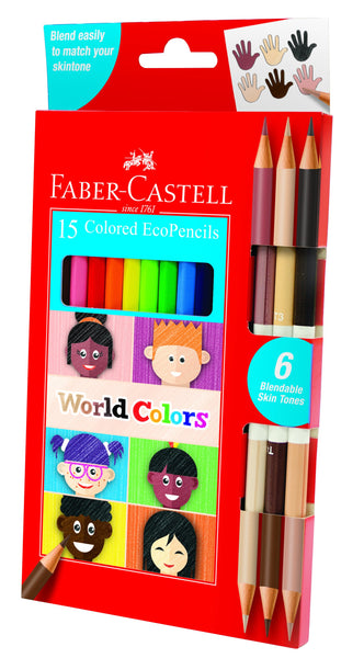 World Colors Eco Pencils 15 ct