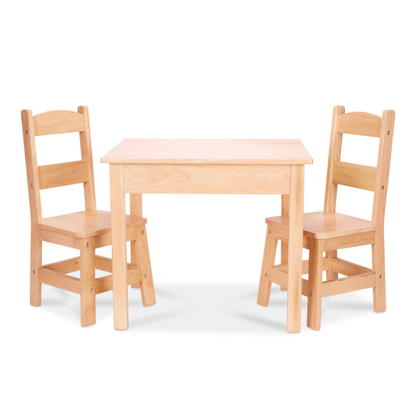 WOODEN TABLE AND CHAIRS SET