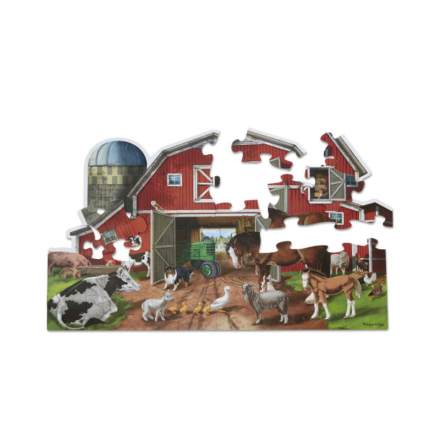 Floor Puzzle - Busy Barn