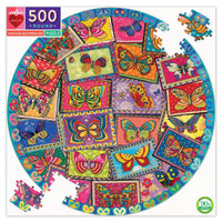 Vintage Butterflies 500 Pc Roun