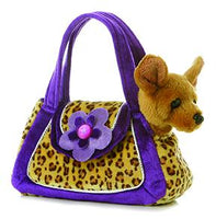 Fancy Leopard Print Pet Carrier