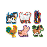 Farm Animals Lace and Trace