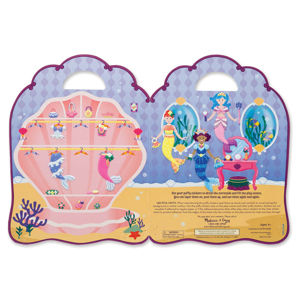 Puffy Sticker Playset - Mermaid