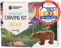 Soapstone Carving Kit - Bear