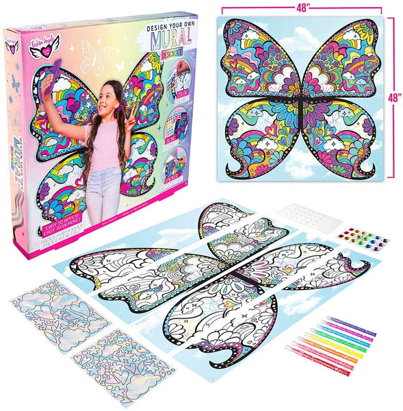 Design Your Own Mural Design Set - Butterfly Wings