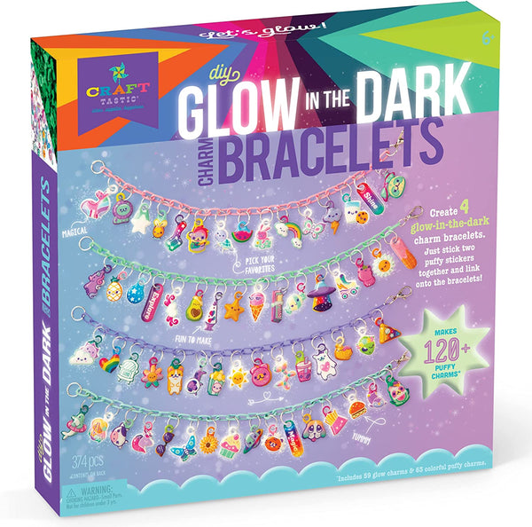 Craft-tastic DIY Glow-in-the-Dark Charm Bracelets Kit