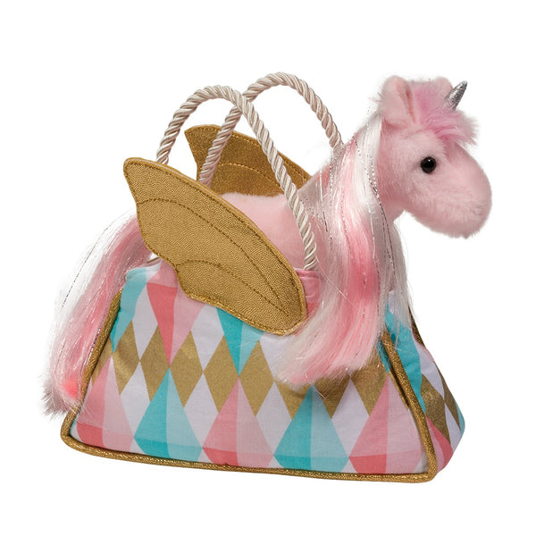Glitter Fancy Sassy Sak with Pink Unicorn