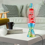 Lava Lamp - Pinwheel Tie Dye - Red
