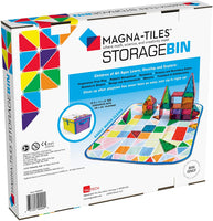 Storage Bin and Interactive Play-Mat for Magna-Tiles