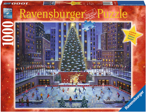 NYC CHRISTMAS Limited Edition 1000-Piece Puzzle (Rockefeller Center)