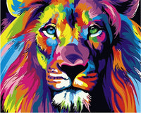 Artwille Paint By Number Neon Lion