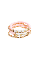 Pink "Love" Bracelet