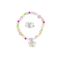 Sparkle Butterfly Bracelet/Ring set