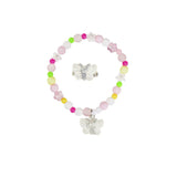 Sparkle Butterfly Bracelet/Ring set