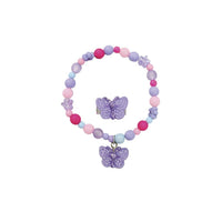 Sparkle Butterfly Bracelet/Ring set