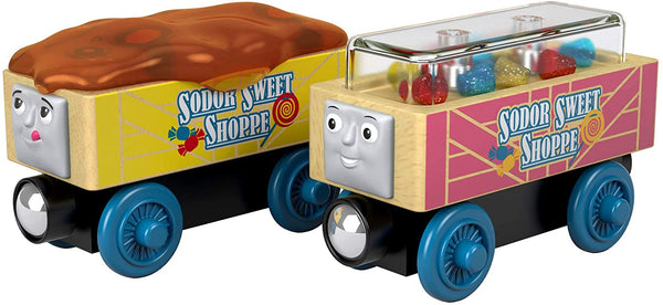 Thomas & Friends CANDY CARS Wooden Train Cargo Cars