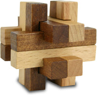 True Genius Wooden Brainteaser Puzzles: Curated Collection