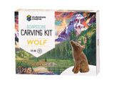 Soapstone Carving Kit - Wolf