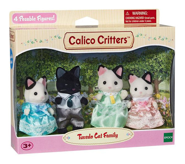 Tuxedo Cat Family Set